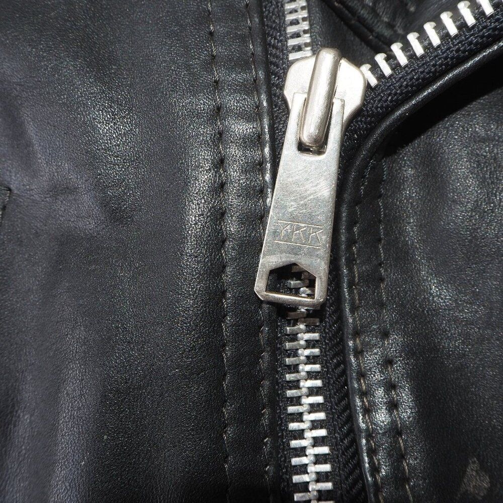 UMR Vintage Y2K Grunge Punk Spiked / Studded Biker Leather Jacket Women's M - Picture 11 of 11